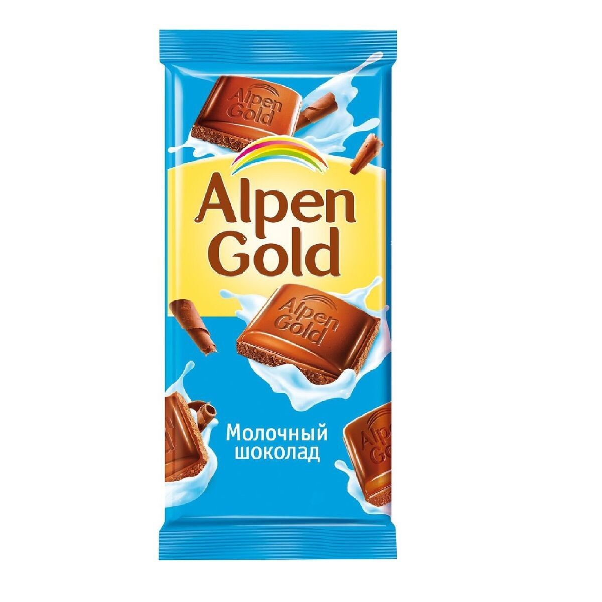 Шоколад Альпен Гольд молочный 85г/90г
