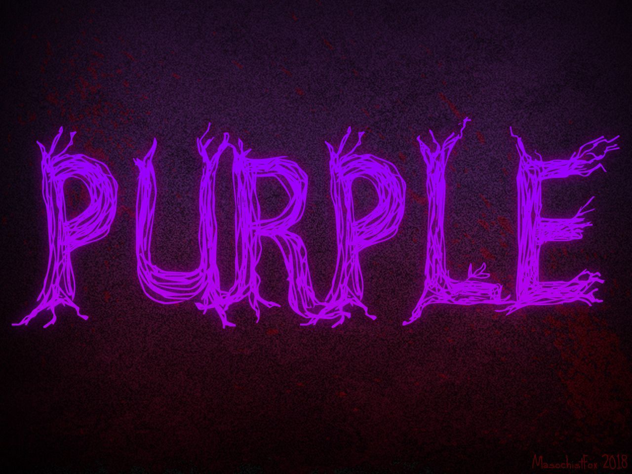 I am purple